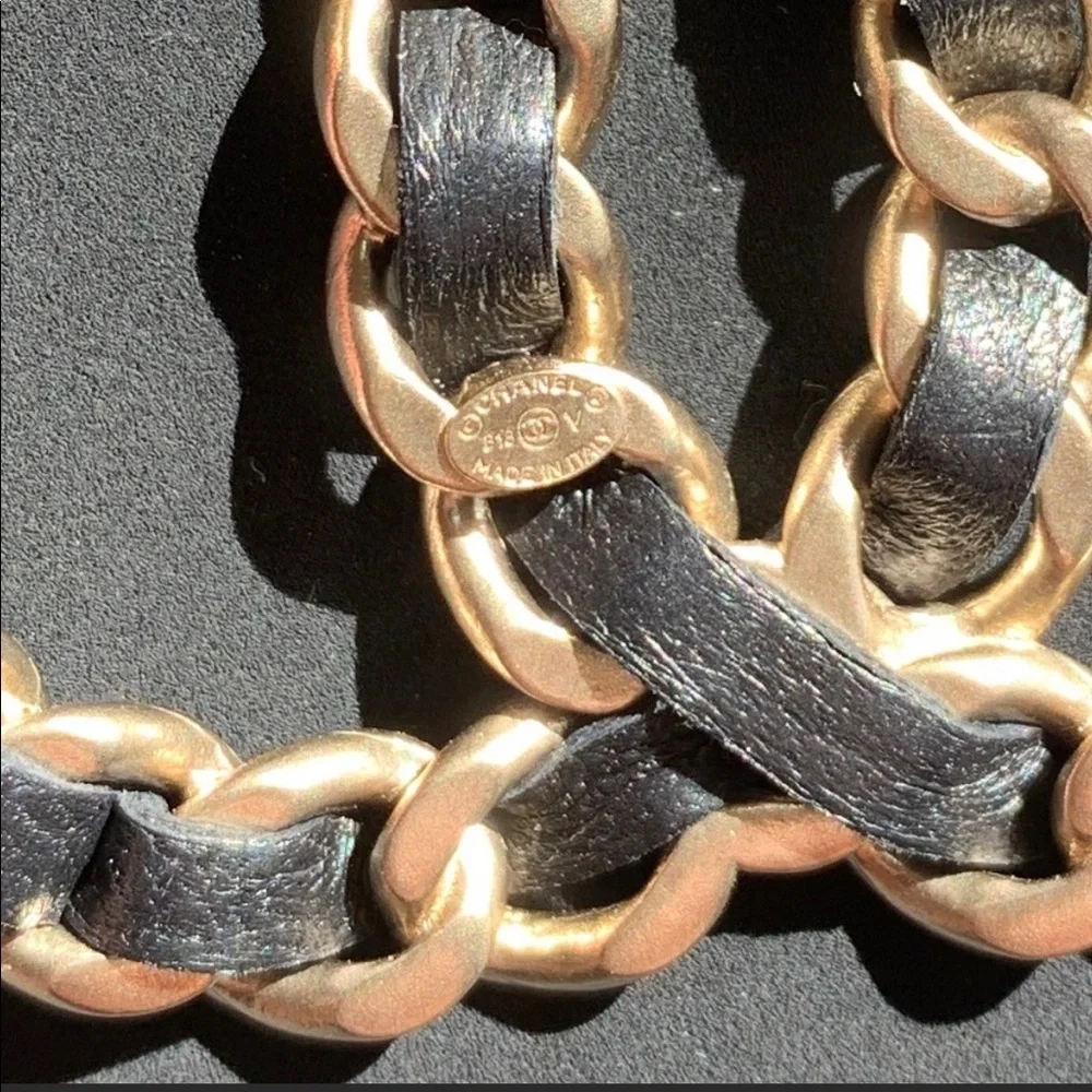 Leather Chanel Brooch - Picture 3 of 3